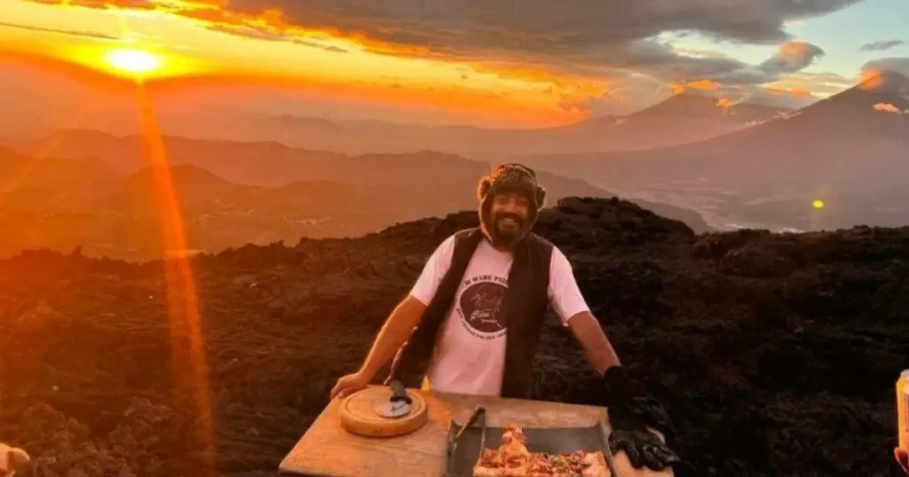 DAVID GARCIA Y LA PIZZA VOLCANICA